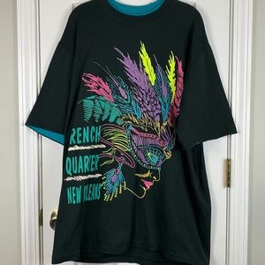 Sun Daze black short sleeved tee shirt size XL. French Quarter